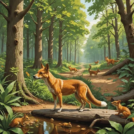 Удивительный мир животных: от каролинской собаки до беременной белки